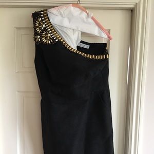 One shoulder cocktail dress